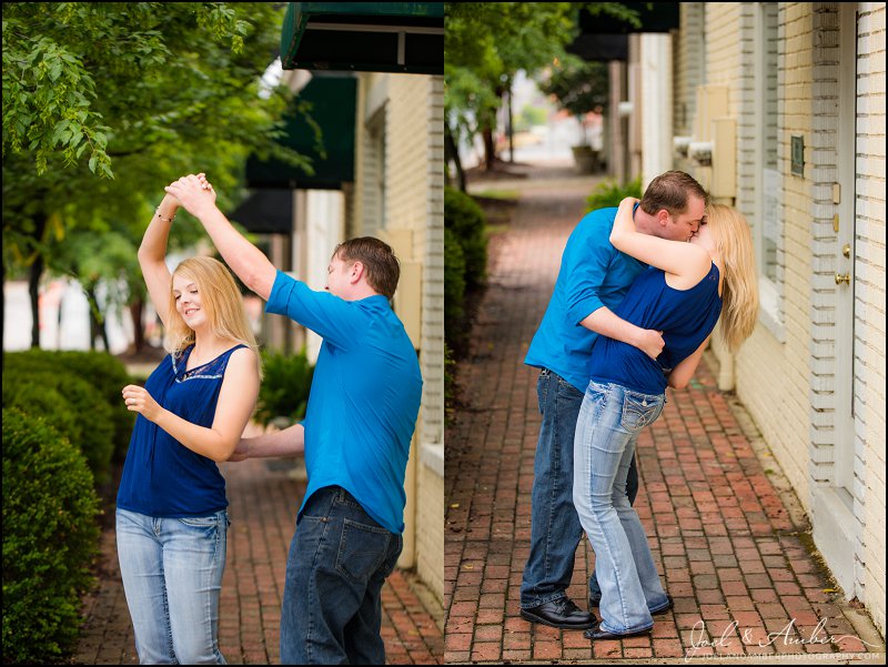 Shawn and Amber's Sunrise Downtown Engagement Session - Huntsville Wedding Photography_0409