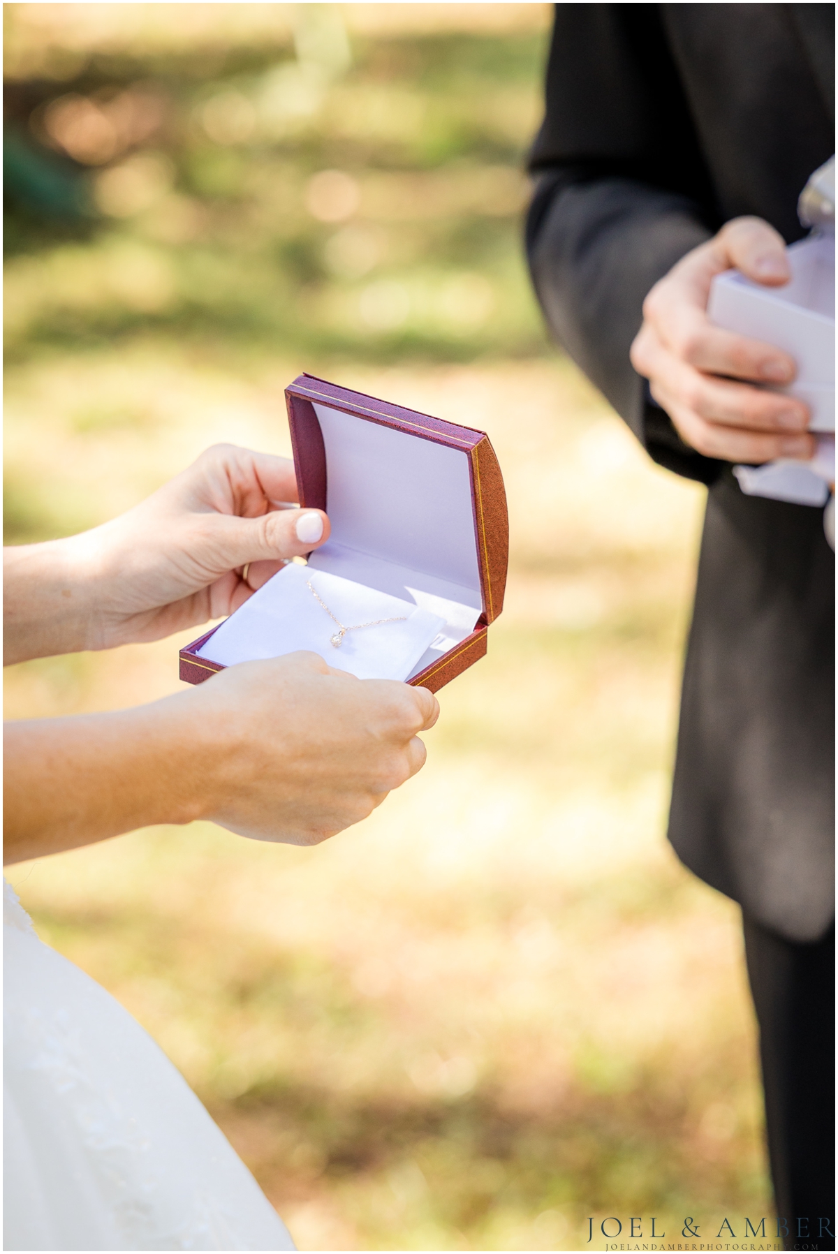 Creekside at Collier's End Fall Wedding first look
