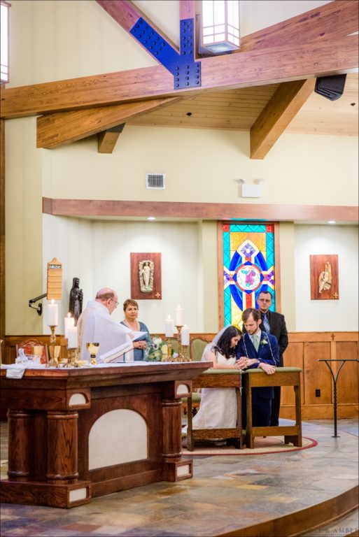 Christina & Eric // Traditional St Joseph Catholic Church Wedding ...