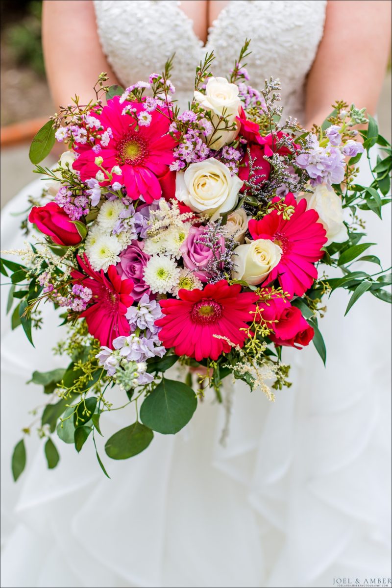 Pink and Lavender Bride Bouquet