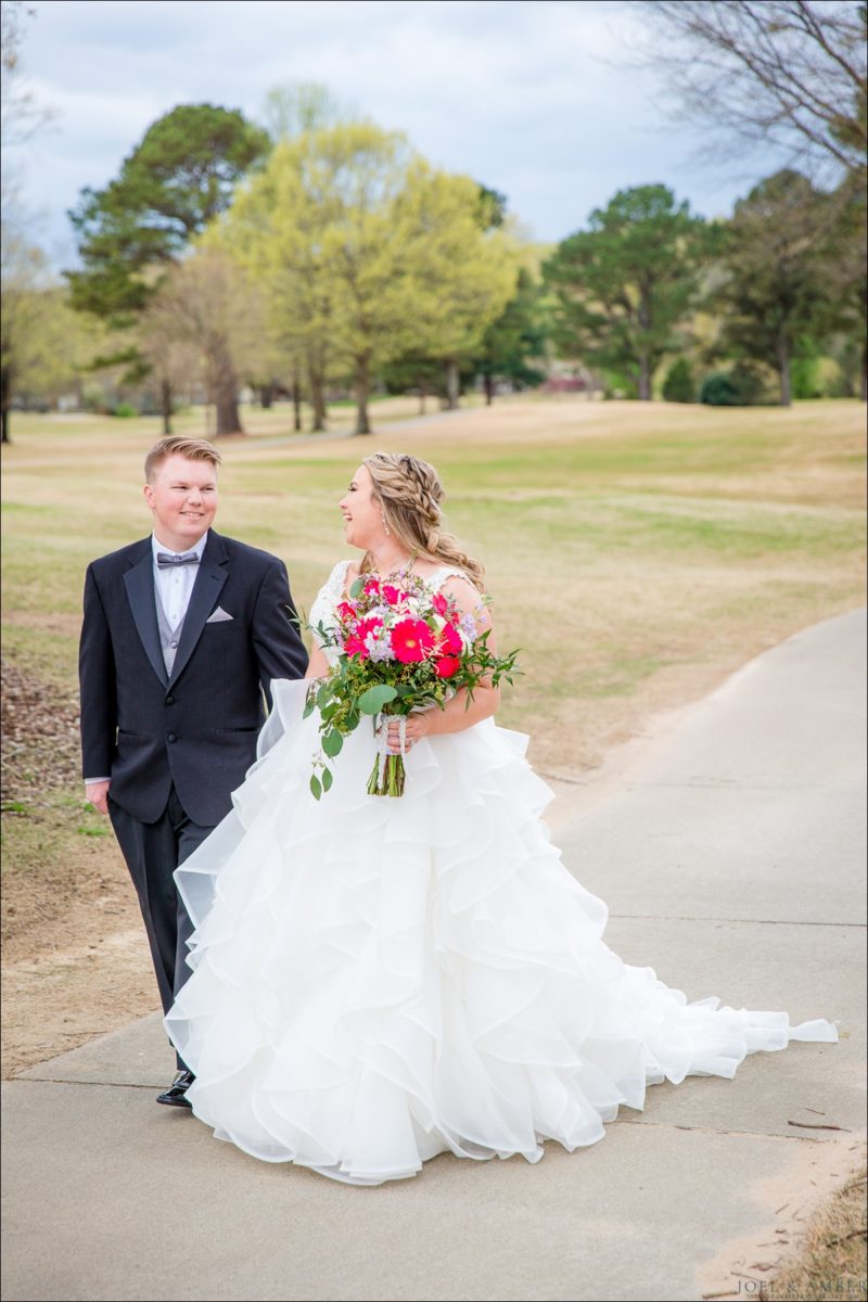 Valley Hill Country Club Wedding Bride and Groom