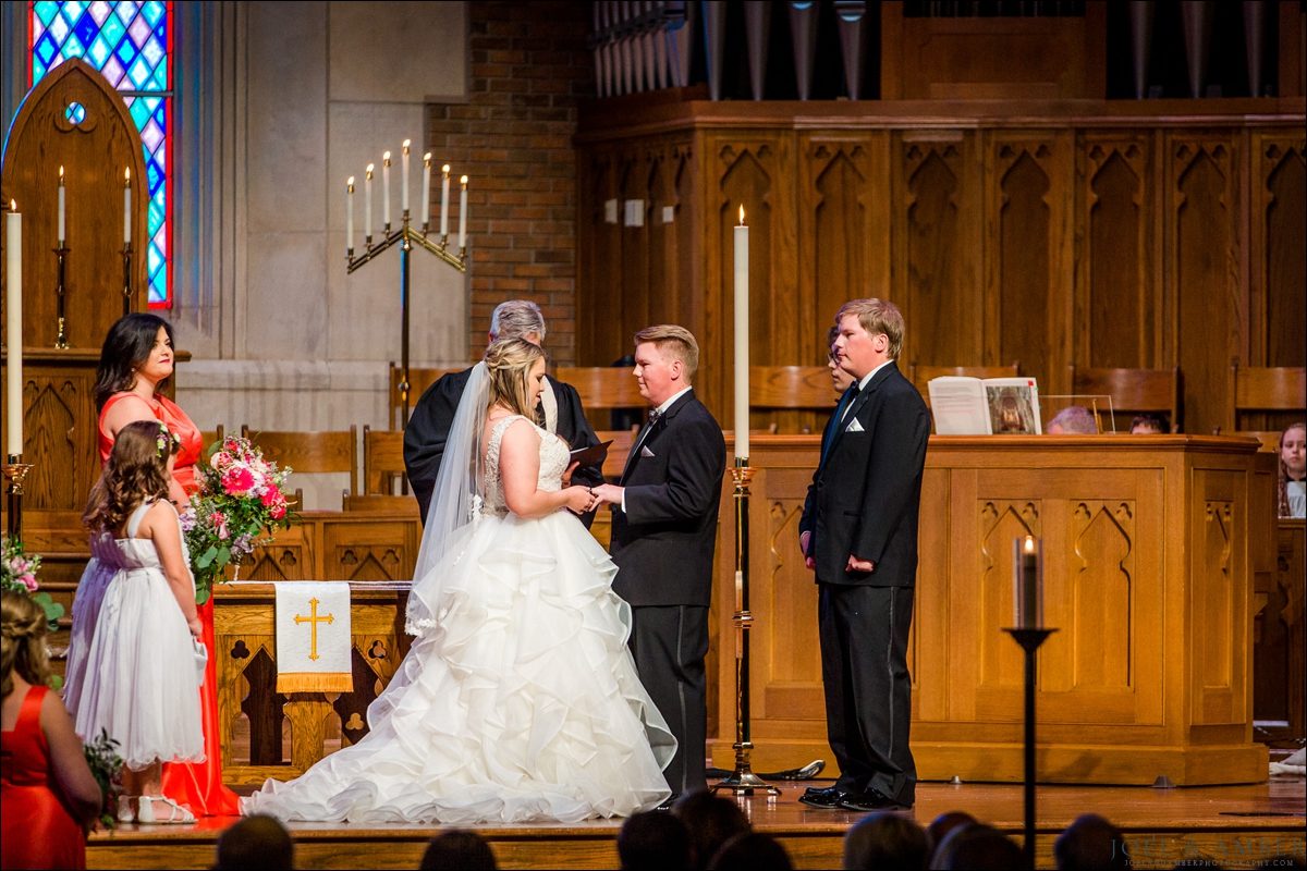 Wedding Ceremony at Trinity United Methodist Church