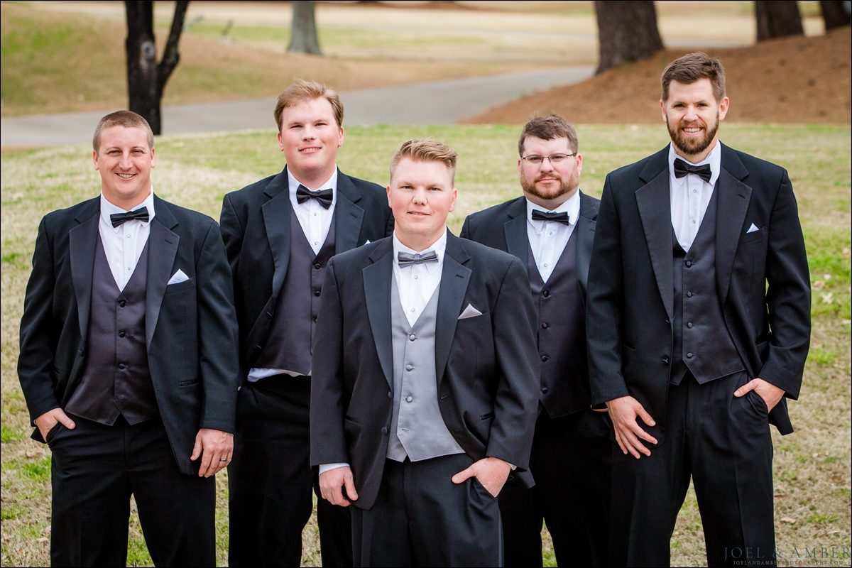 Groomsmen Valley Hill Country Club