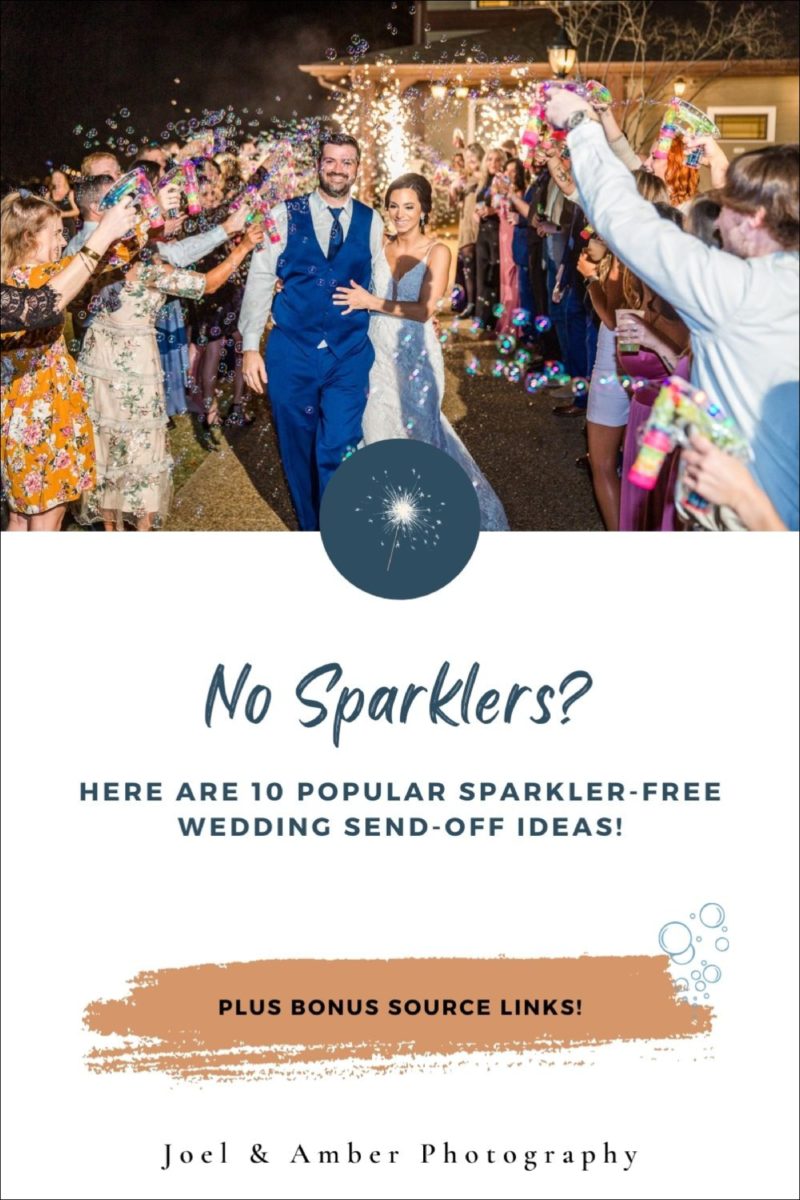 Sparkler Wedding Exit Alternative Ideas