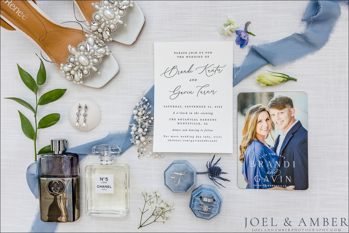 Brandi & Gavin // White and Blue Fall Garden Wedding | Joel and Amber ...