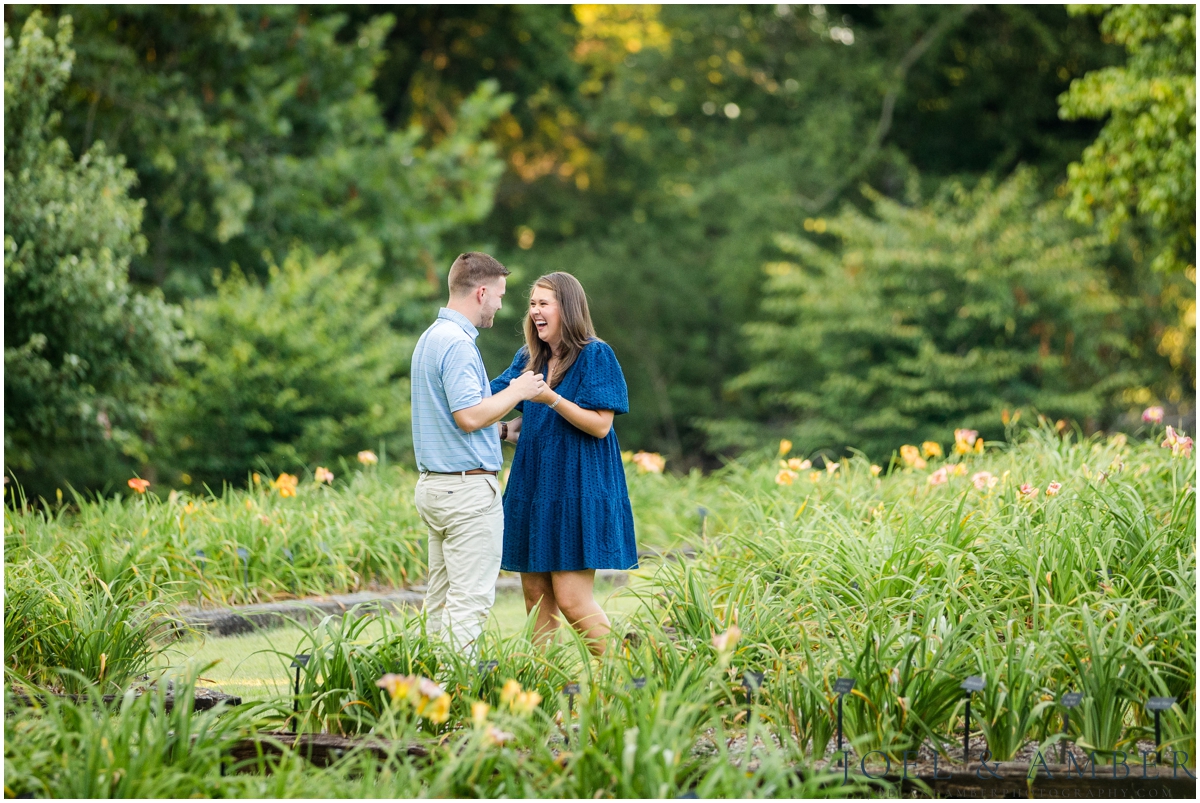 Floral proposal at Huntsville Botanical Garden