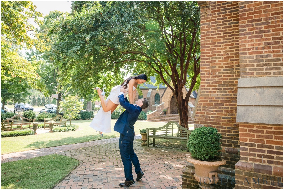 Summer Morning Downtown Huntsville Engagement Session