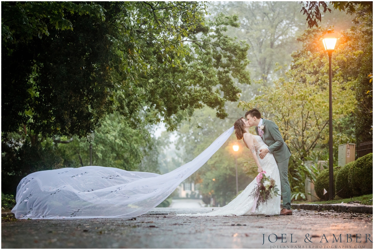 Misty Fall Monte Sano Backyard Wedding