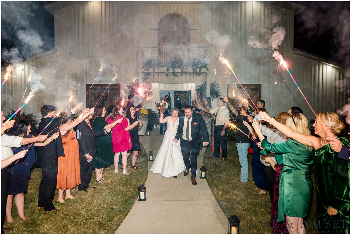 Fall wedding at The White Barn at Padgett Place