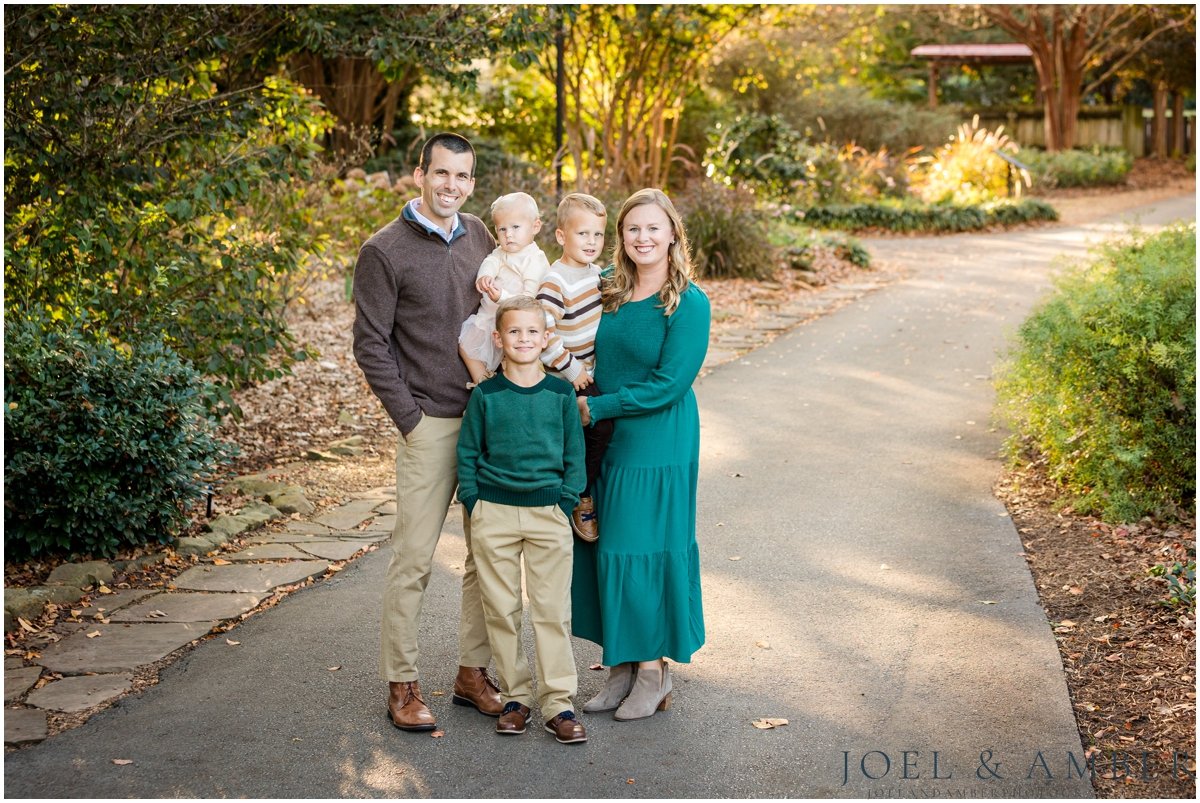 Huntsville Botanical Garden fall family session