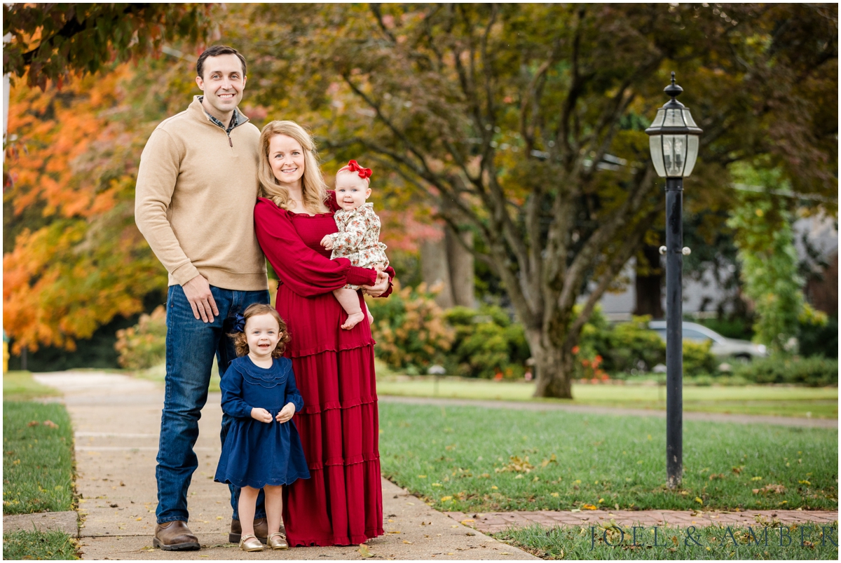 Fall family mini sessions in downtown Huntsville