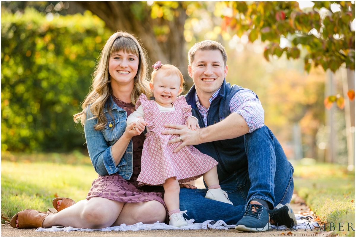 Twickenham downtown Huntsville fall family mini session