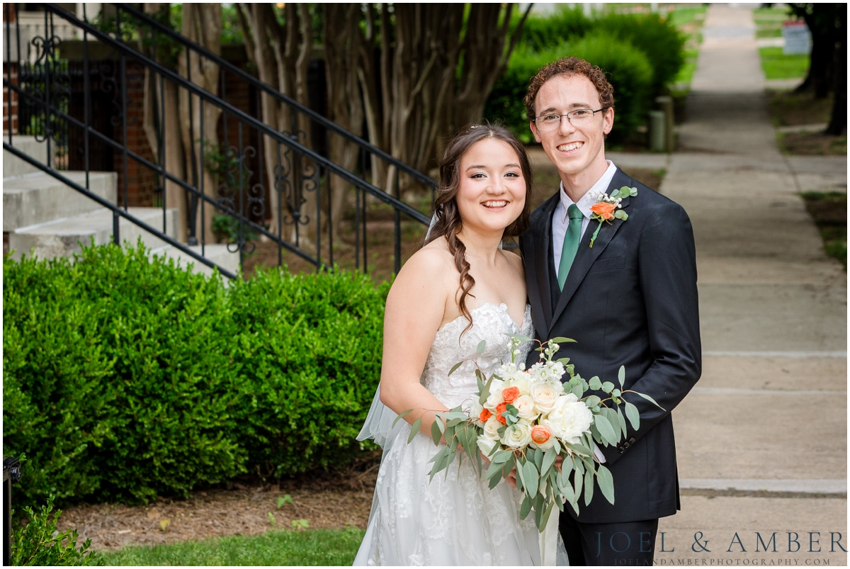 Central Presbyterian Church wedding ceremony portraits