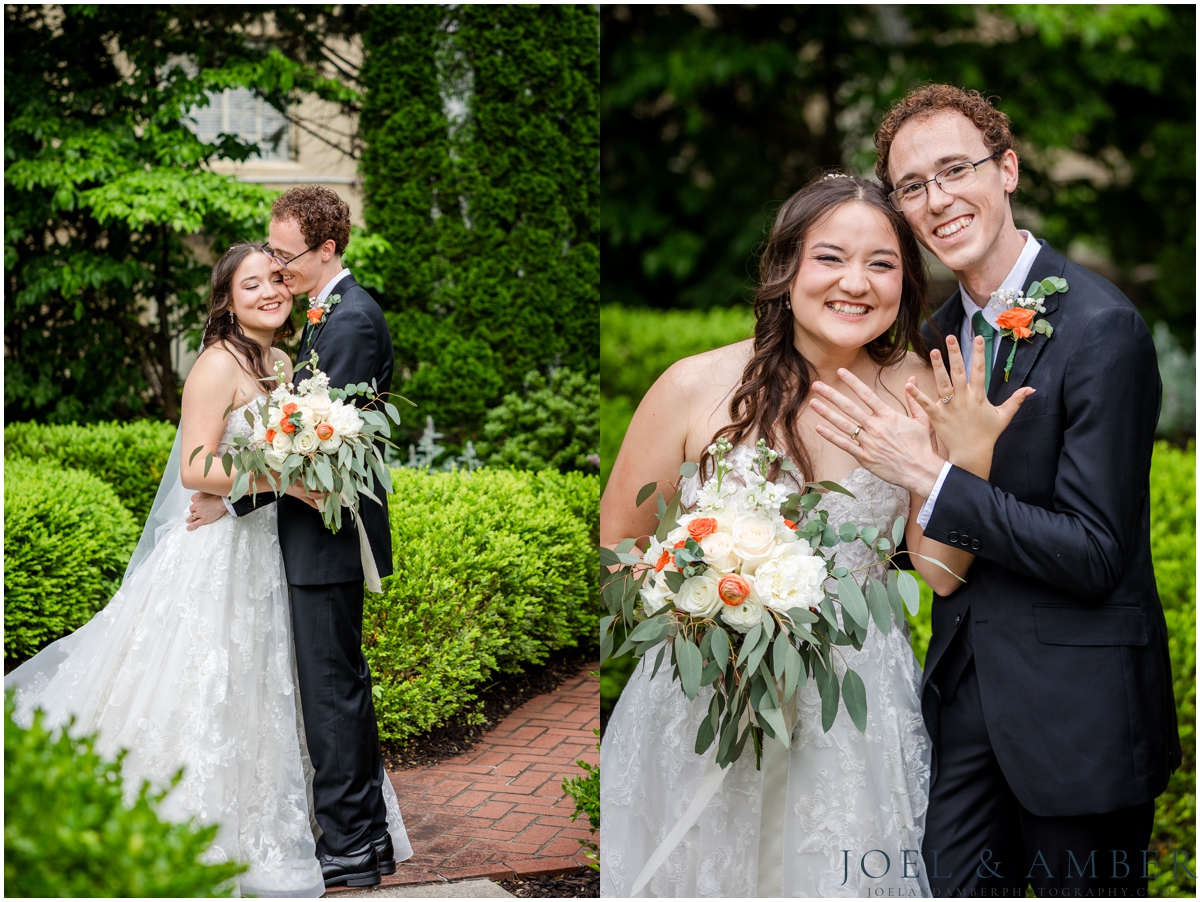 Central Presbyterian Church wedding ceremony portraits