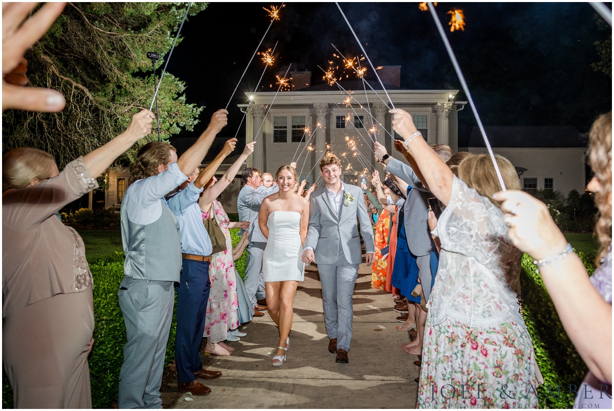 White and Blue Summer Wedding at Creekside at Collier's End