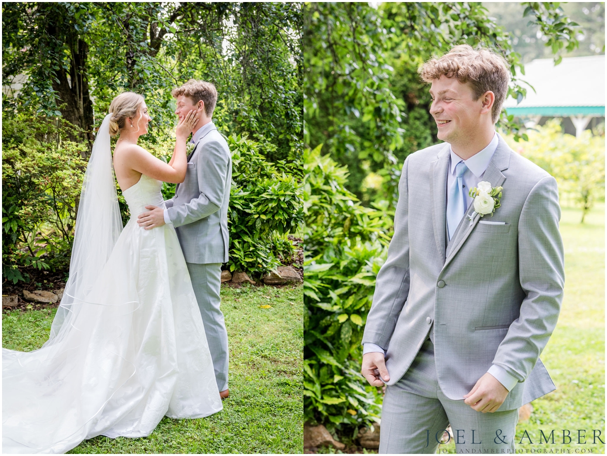 White and Blue Summer Wedding at Creekside at Collier's End