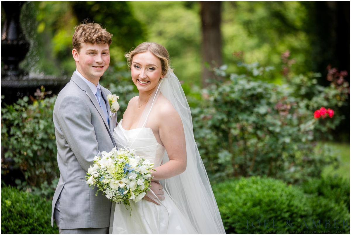 White and Blue Summer Wedding at Creekside at Collier's End