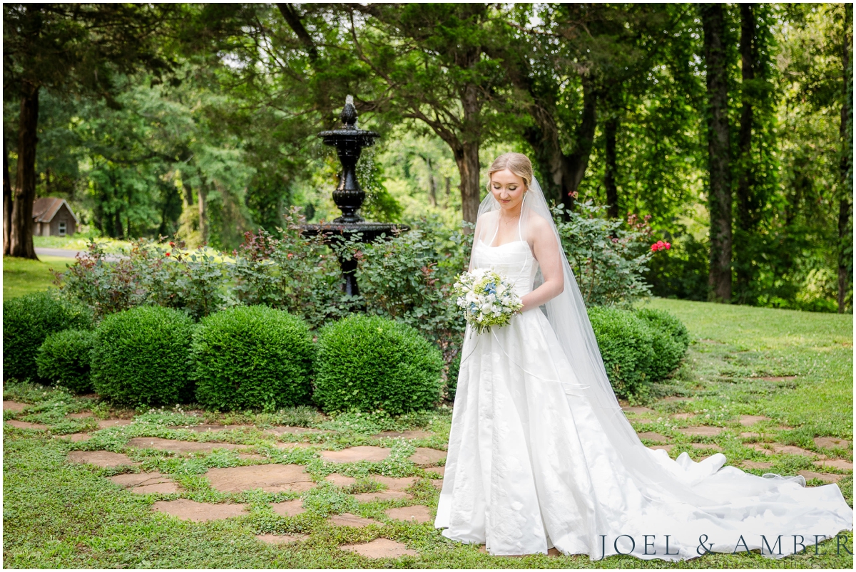 White and Blue Summer Wedding at Creekside at Collier's End