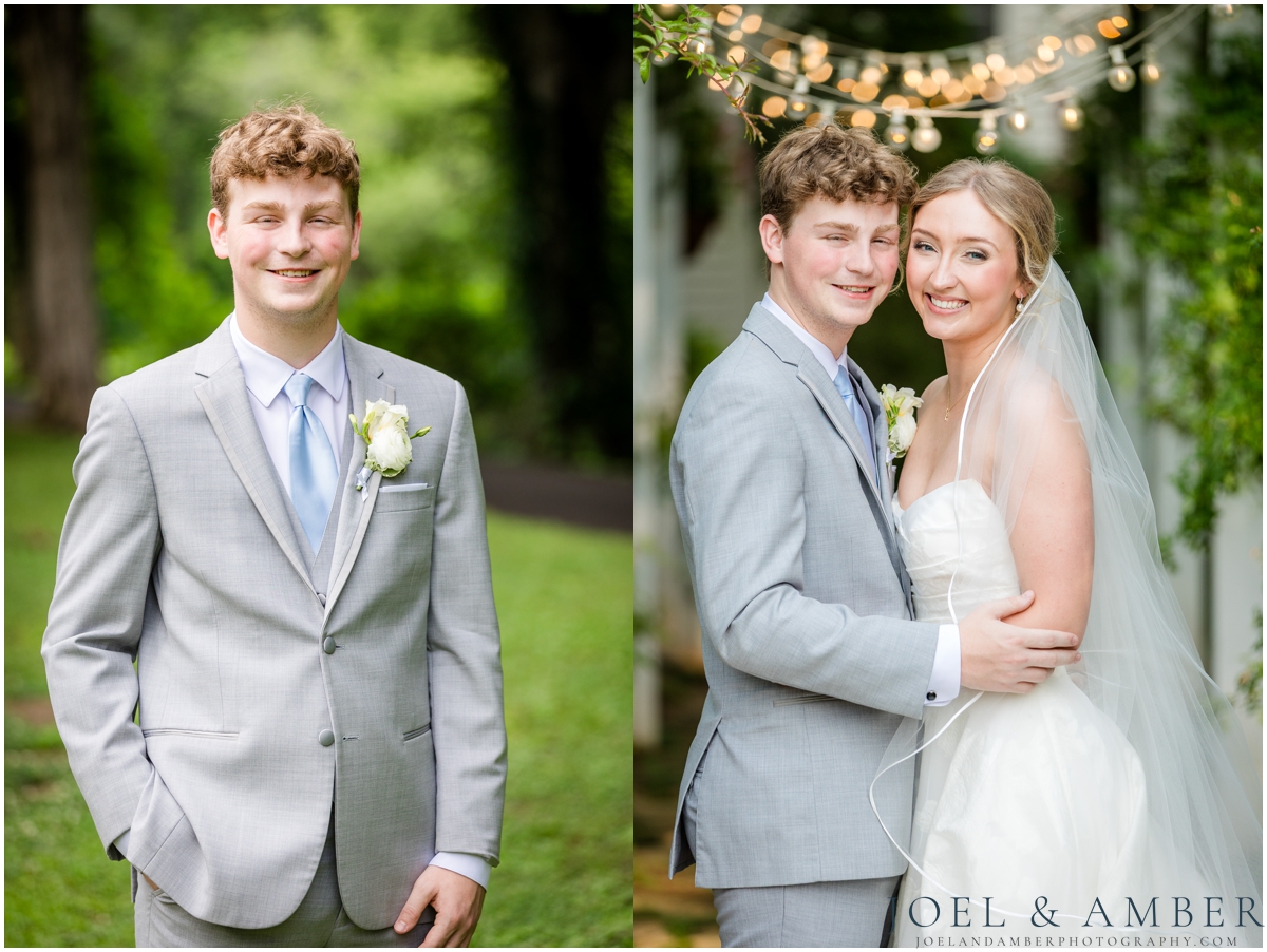 White and Blue Summer Wedding at Creekside at Collier's End
