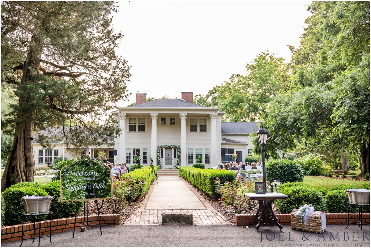 White and Blue Summer Wedding at Creekside at Collier's End