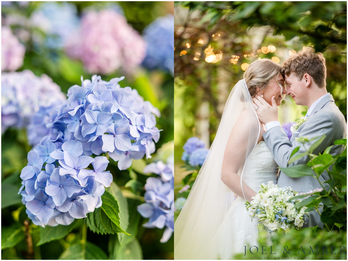 White and Blue Summer Wedding at Creekside at Collier's End
