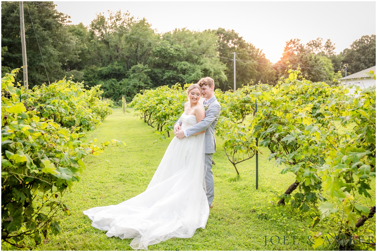 White and Blue Summer Wedding at Creekside at Collier's End
