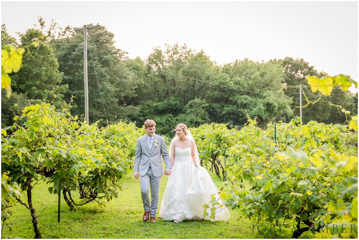 White and Blue Summer Wedding at Creekside at Collier's End