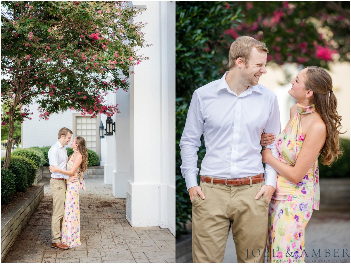 Bright and airy downtown Huntsville engagement session