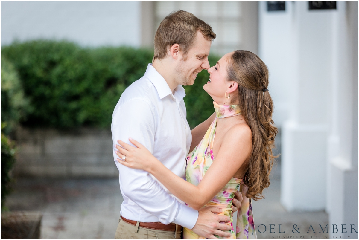 Bright and airy downtown Huntsville engagement session