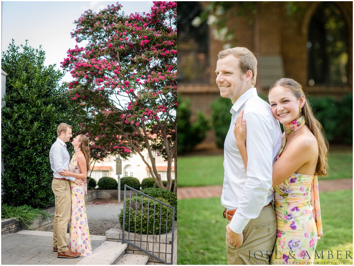 Bright and airy downtown Huntsville engagement session