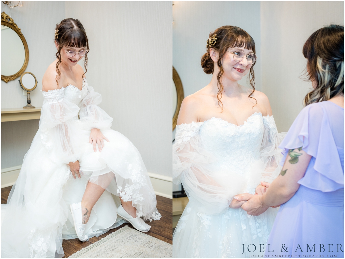 Navy and Lavender Summer Wedding at Burritt on the Mountain and Holy Spirit Catholic Church
