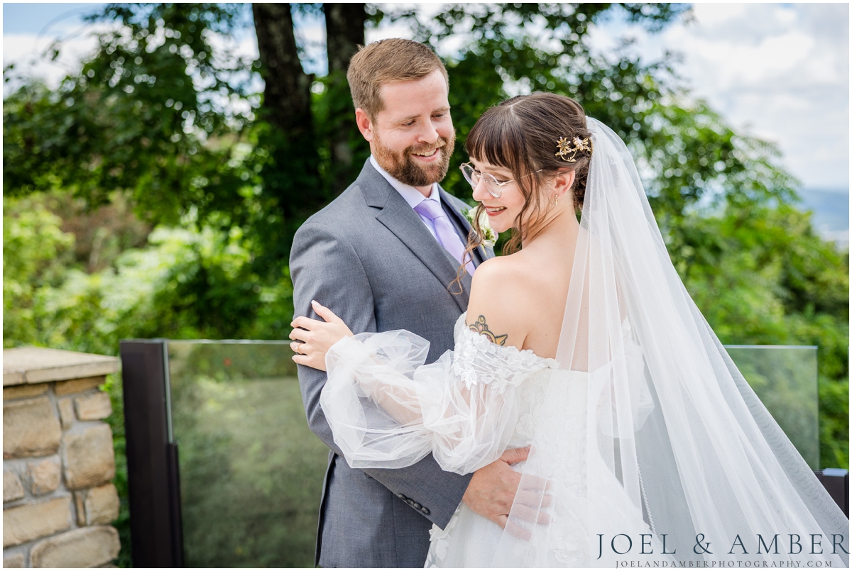 Navy and Lavender Summer Wedding at Burritt on the Mountain and Holy Spirit Catholic Church