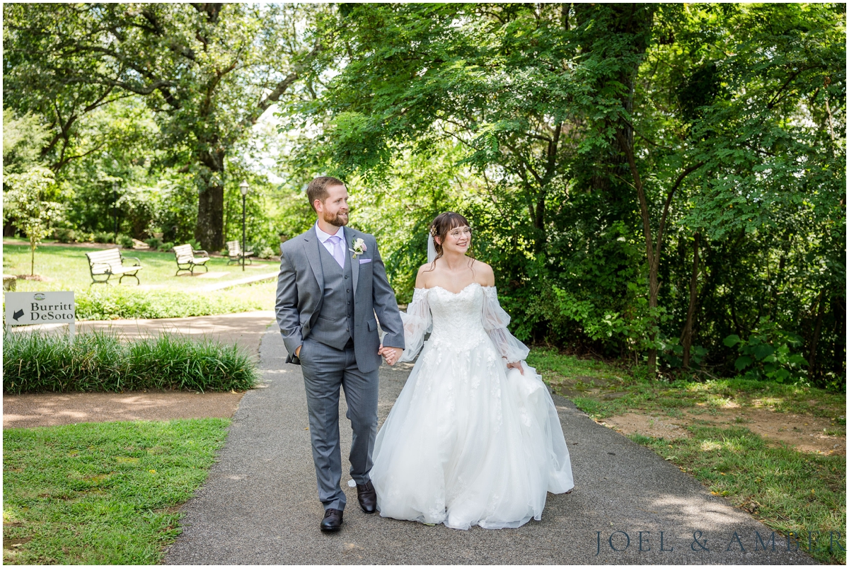 Navy and Lavender Summer Wedding at Burritt on the Mountain and Holy Spirit Catholic Church