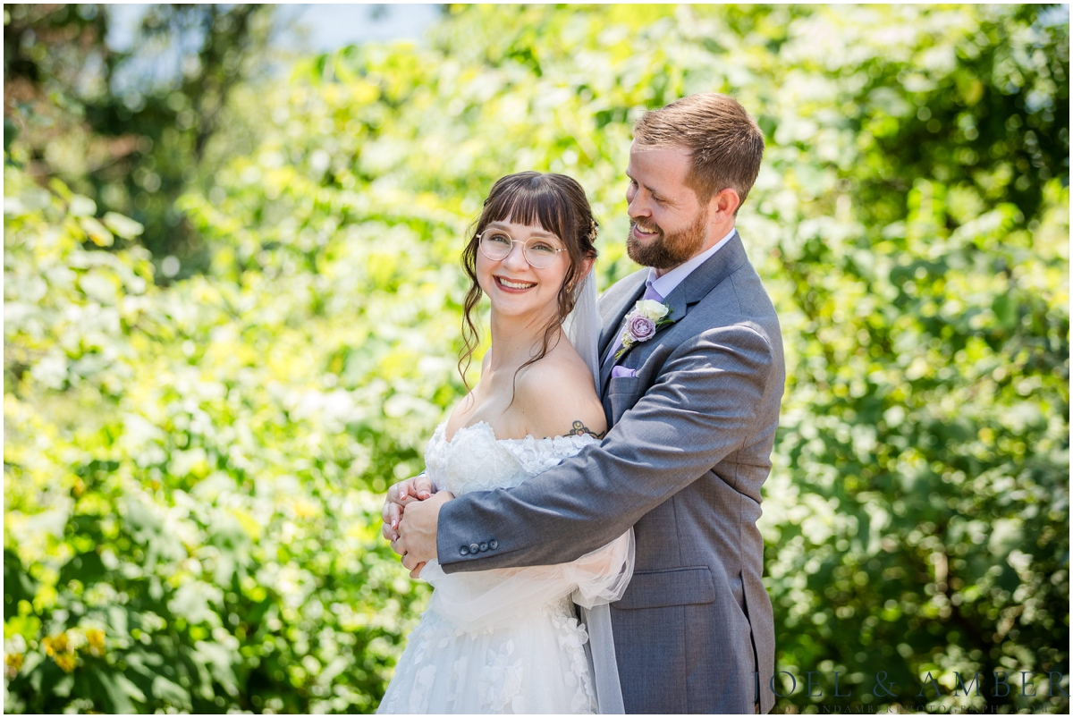 Navy and Lavender Summer Wedding at Burritt on the Mountain and Holy Spirit Catholic Church