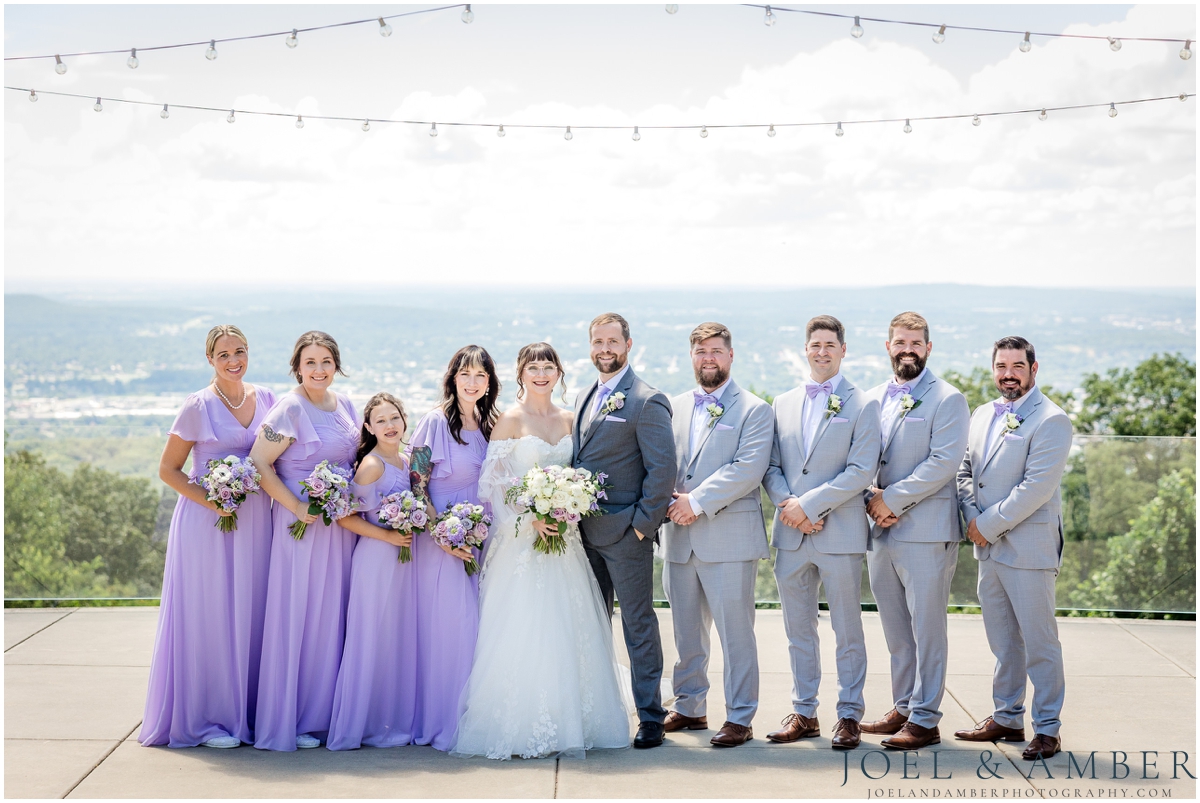 Navy and Lavender Summer Wedding at Burritt on the Mountain and Holy Spirit Catholic Church