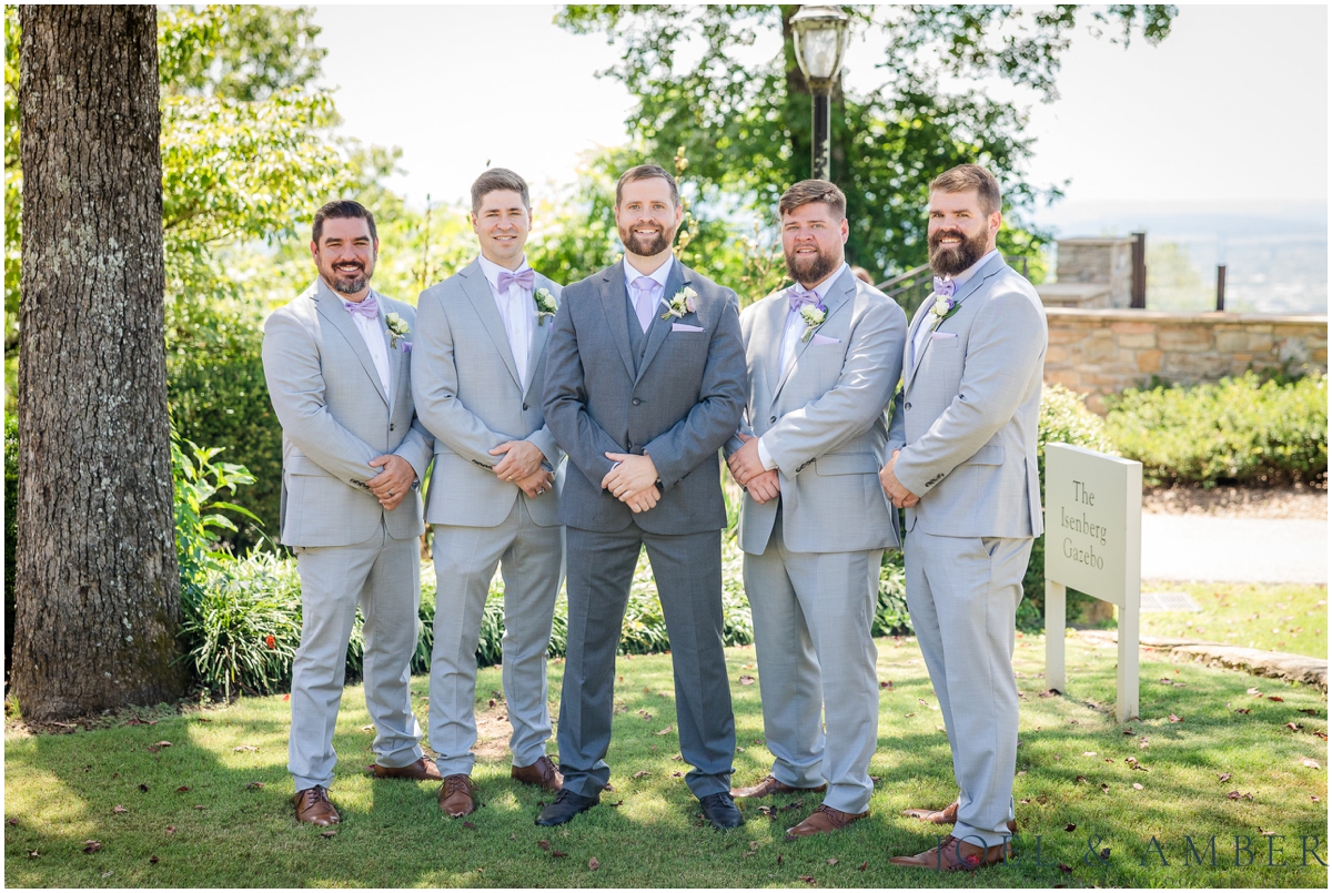 Navy and Lavender Summer Wedding at Burritt on the Mountain and Holy Spirit Catholic Church