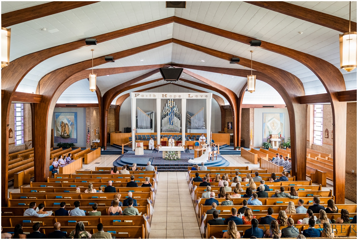Navy and Lavender Summer Wedding at Burritt on the Mountain and Holy Spirit Catholic Church