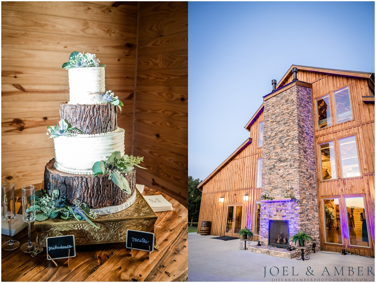 Casey Acres at Chigger Farms Fall Wedding Reception space