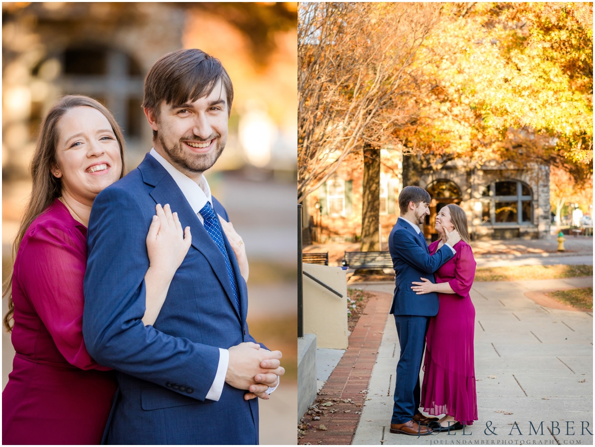 Fall Downtown Huntsville Engagement Session