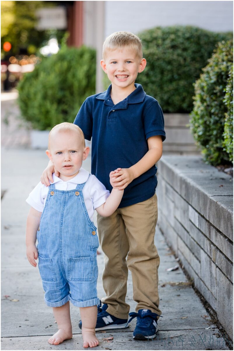 Fall family mini sessions downtown Huntsville