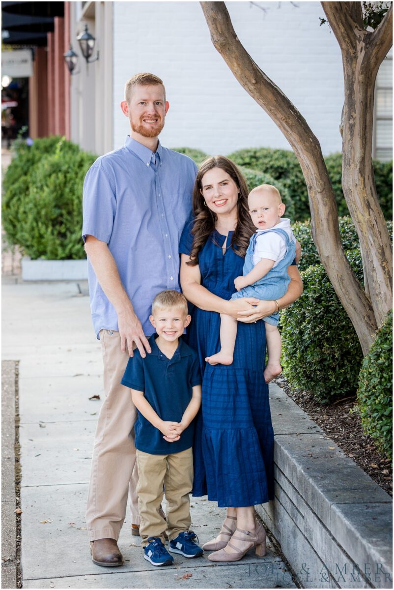 Fall family mini sessions downtown Huntsville