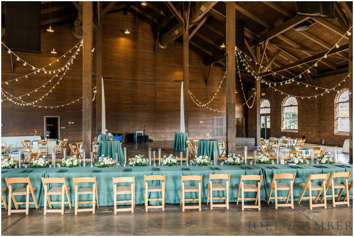 Fall Historic Roundhouse Wedding downtown Huntsville