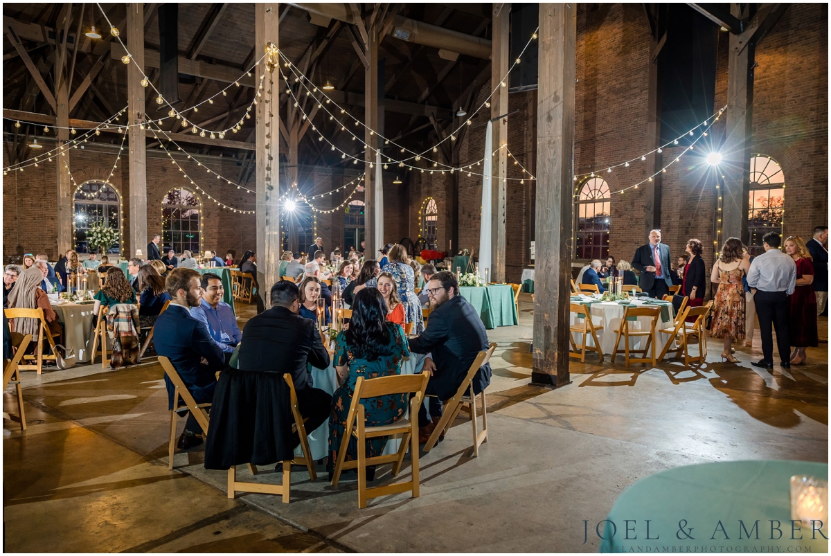 Fall Historic Roundhouse Wedding downtown Huntsville