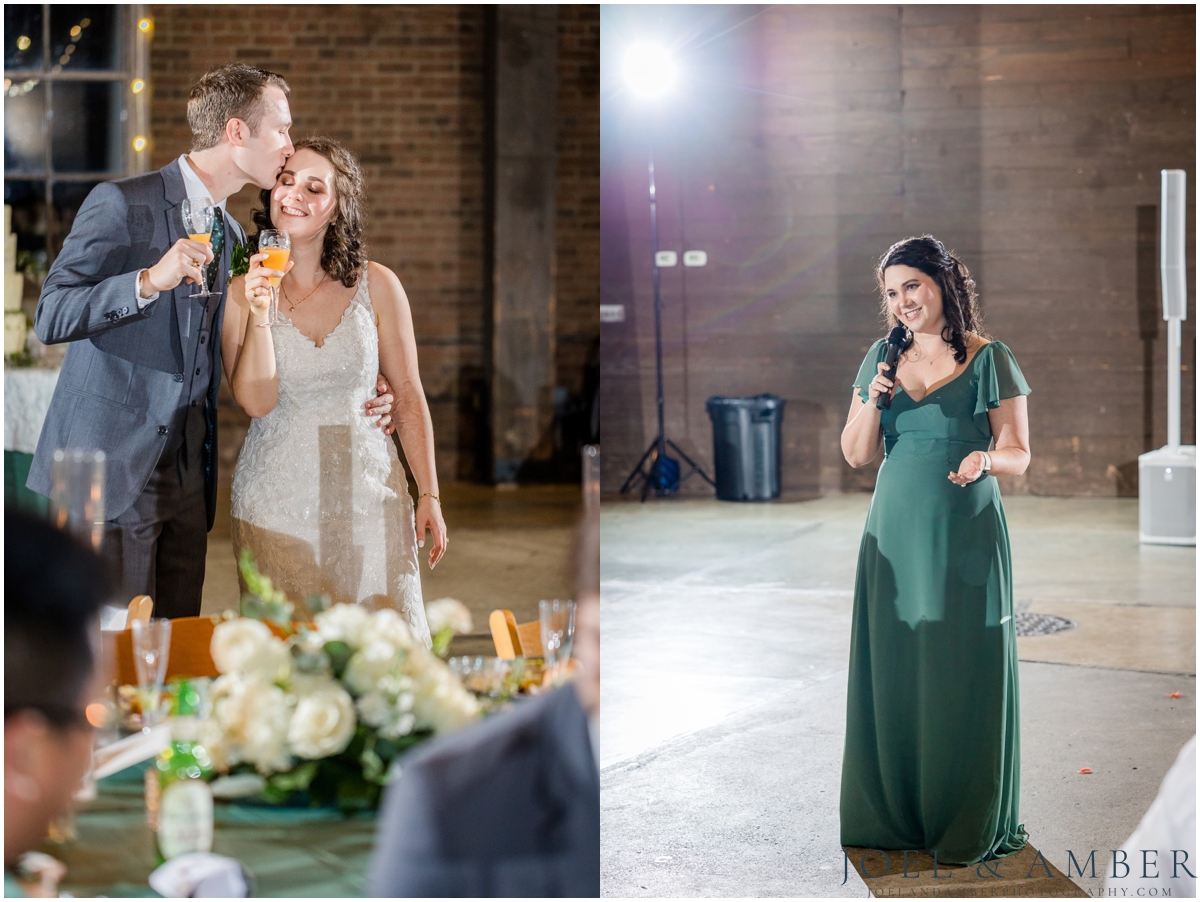 Fall Historic Roundhouse Wedding downtown Huntsville