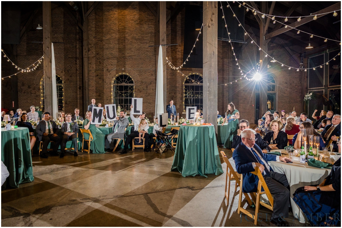 Fall Historic Roundhouse Wedding downtown Huntsville