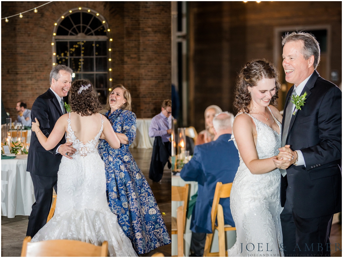 Fall Historic Roundhouse Wedding downtown Huntsville