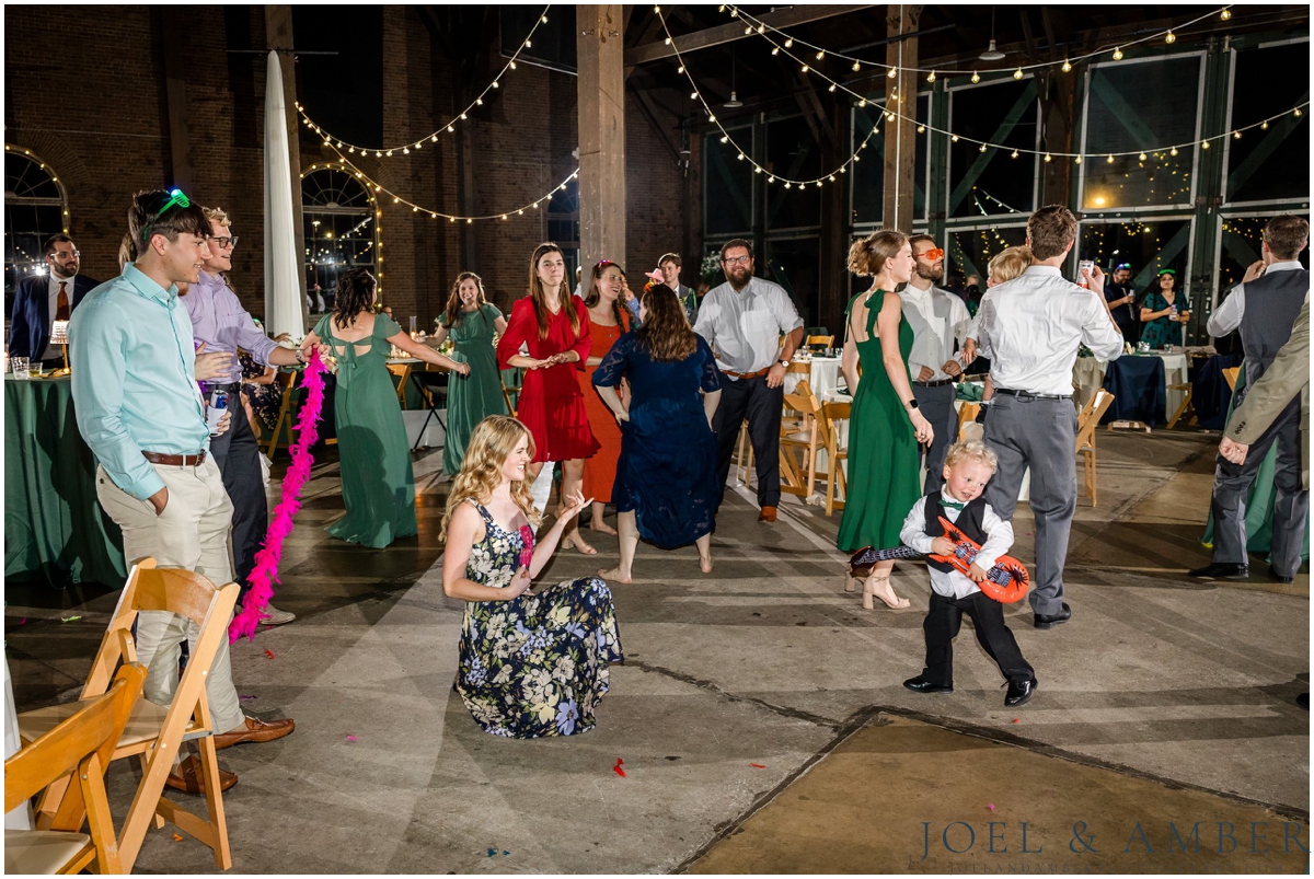 Fall Historic Roundhouse Wedding downtown Huntsville