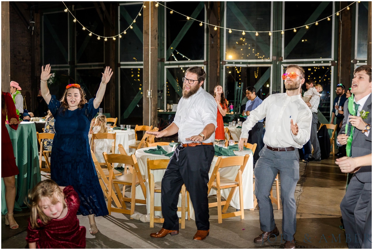 Fall Historic Roundhouse Wedding downtown Huntsville