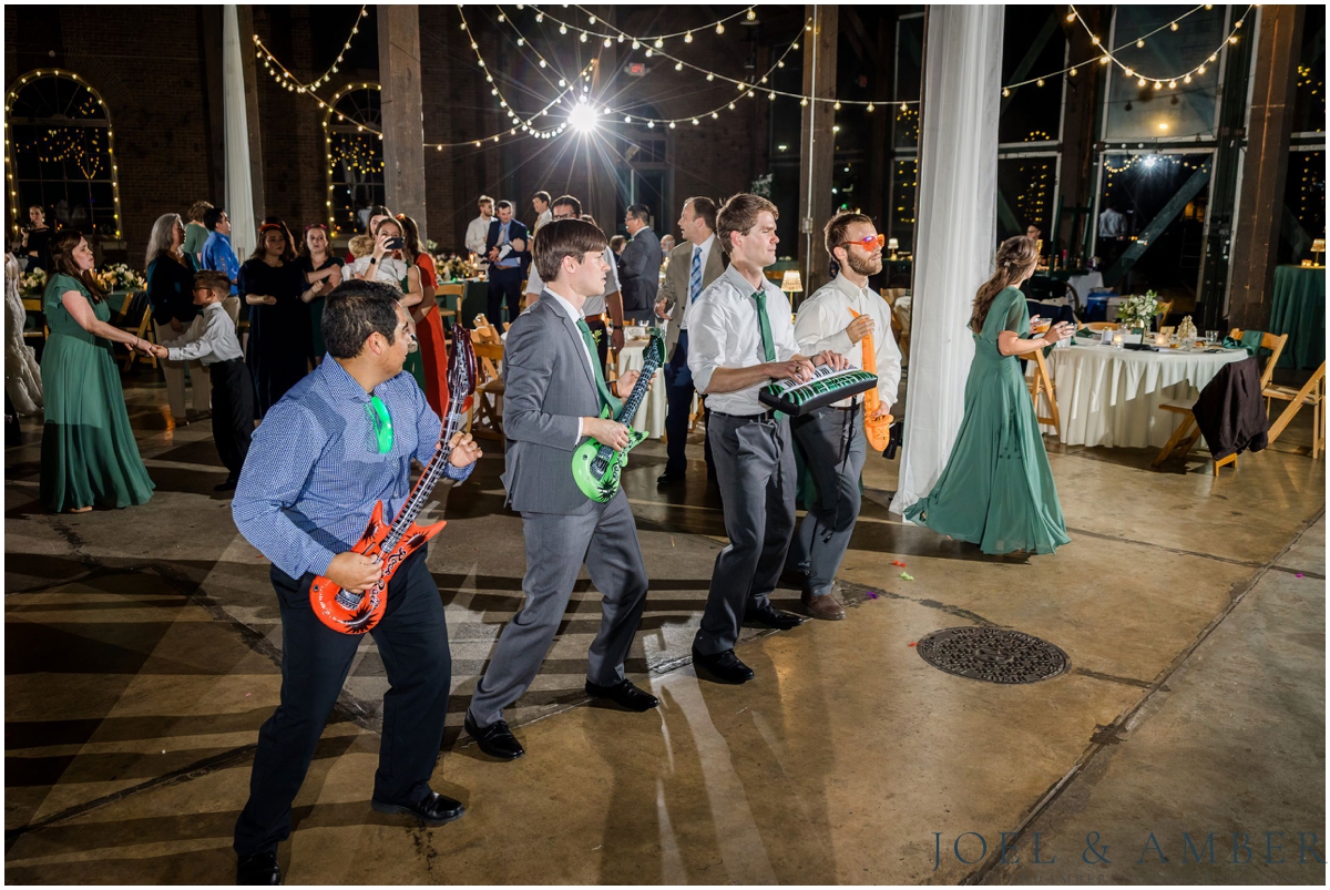 Fall Historic Roundhouse Wedding downtown Huntsville