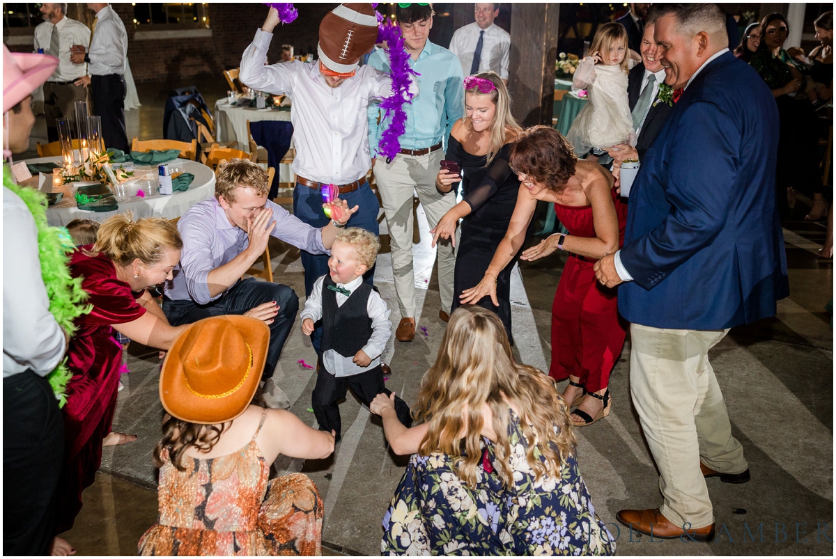 Fall Historic Roundhouse Wedding downtown Huntsville